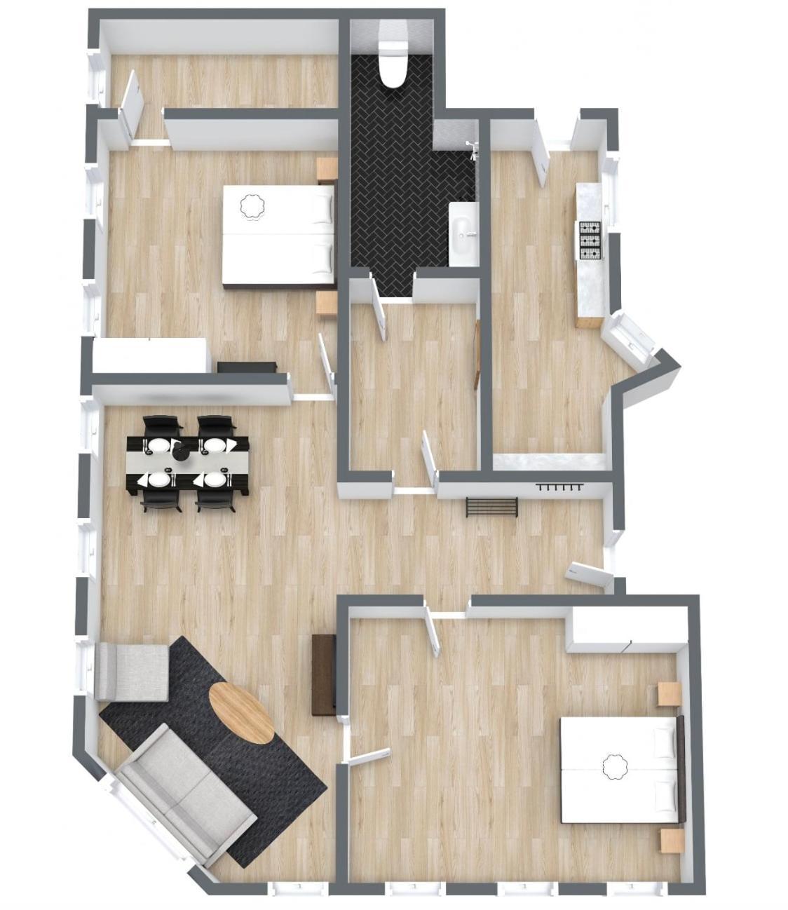 Spacious Tivoli Gardens Apartment W 3 Bedrooms كوبنهاجن المظهر الخارجي الصورة
